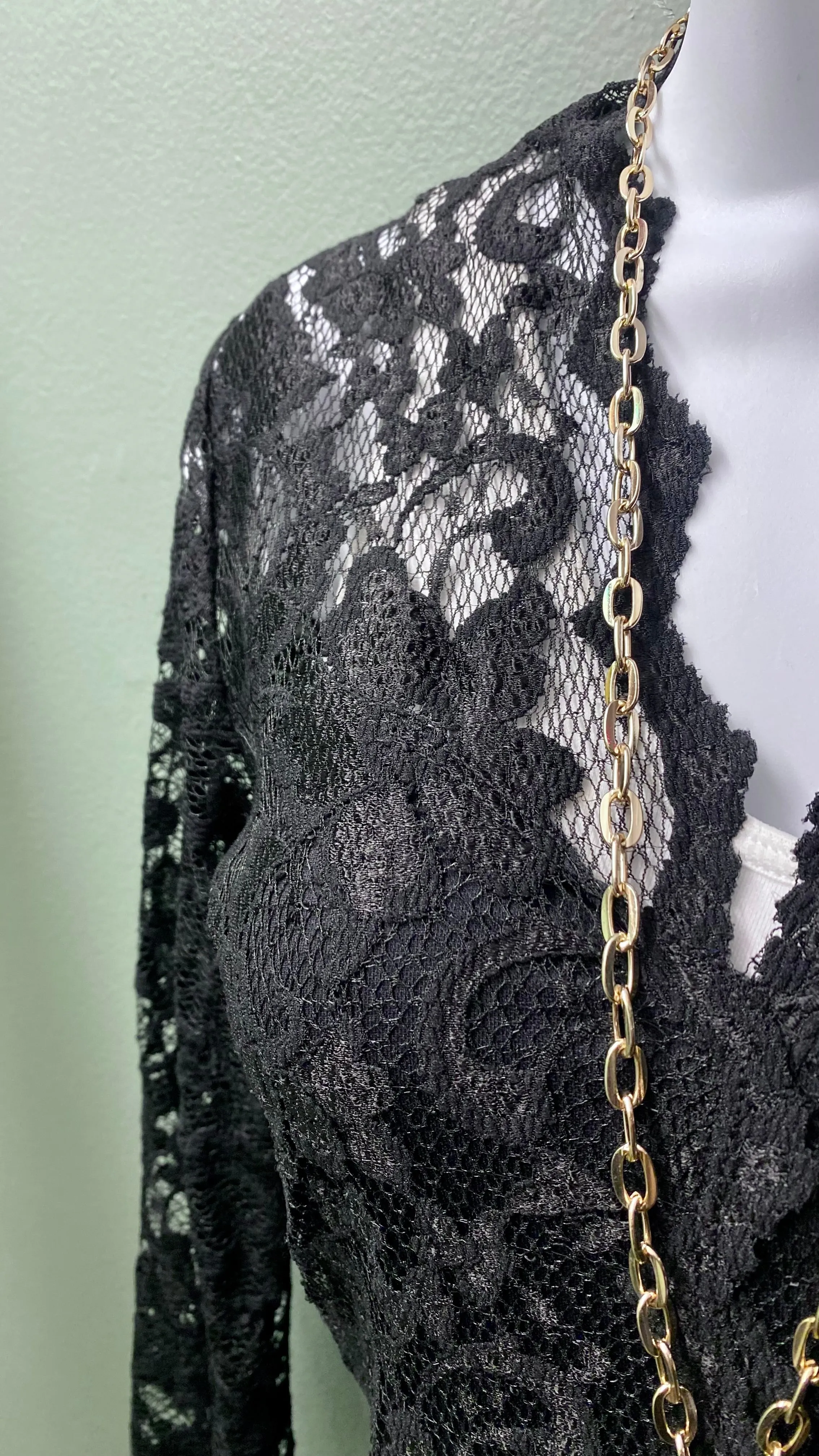 * Karen Kane Black Lace Dress