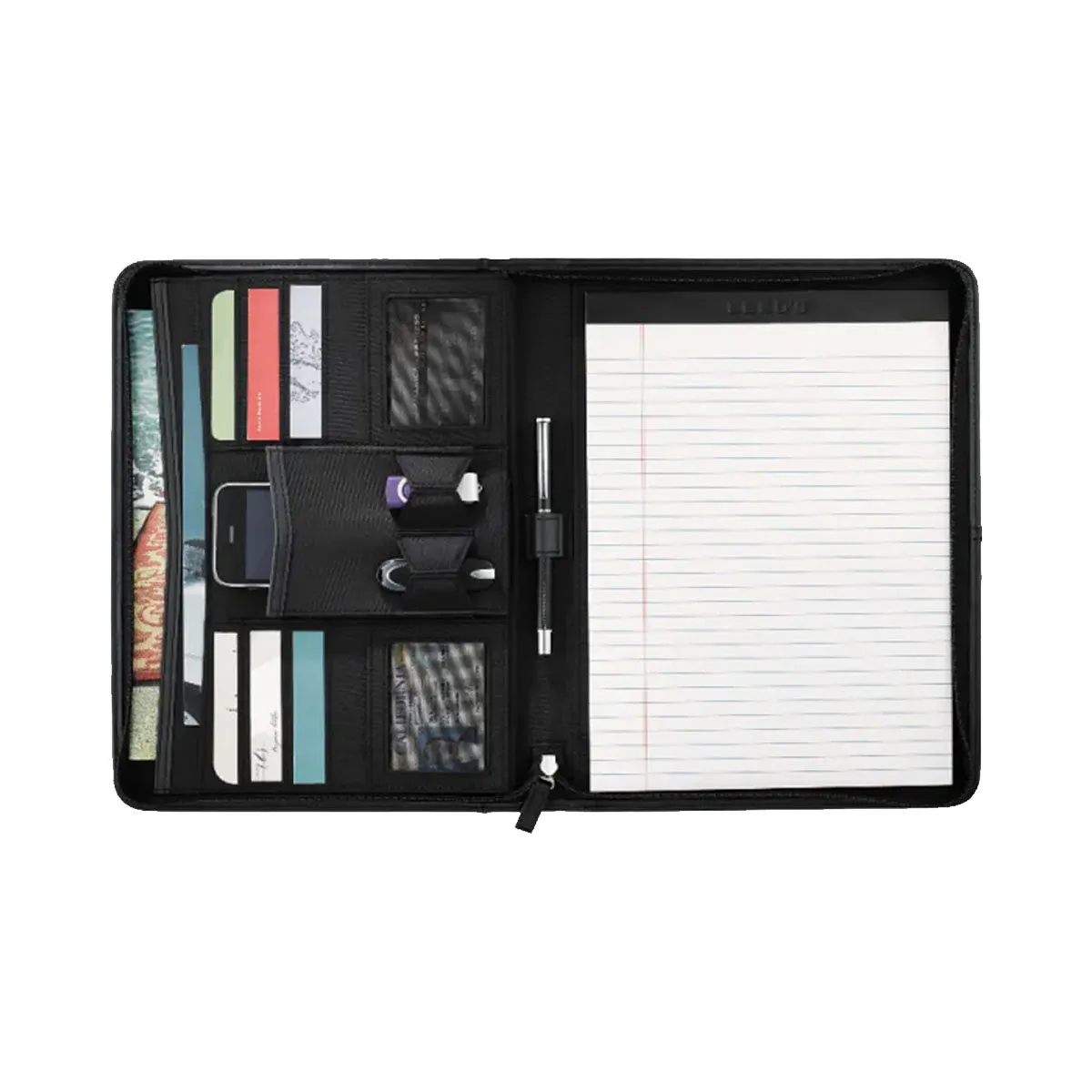 ATO Zippered Crest Padfolio