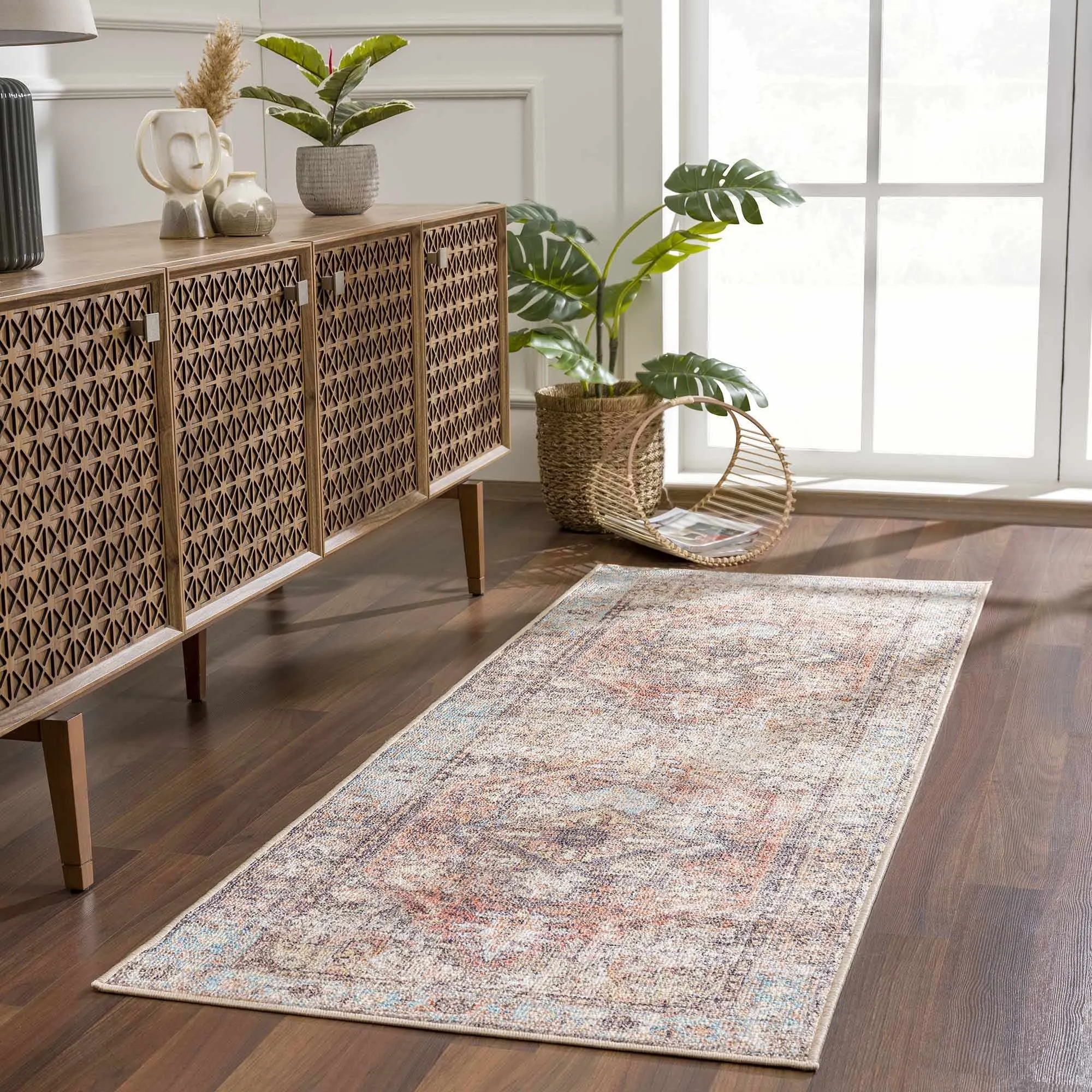 Beck Washable Area Rug