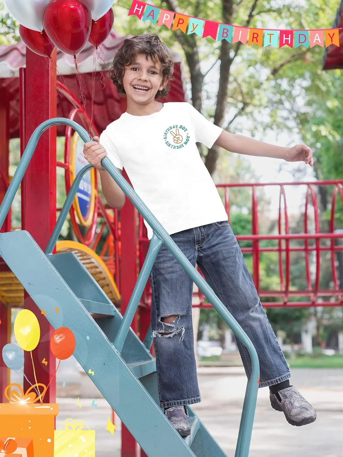 Birthday Dude Cute Graphic Tee - Boys & Girls Toddler to Teen Casual Short Sleeve Top