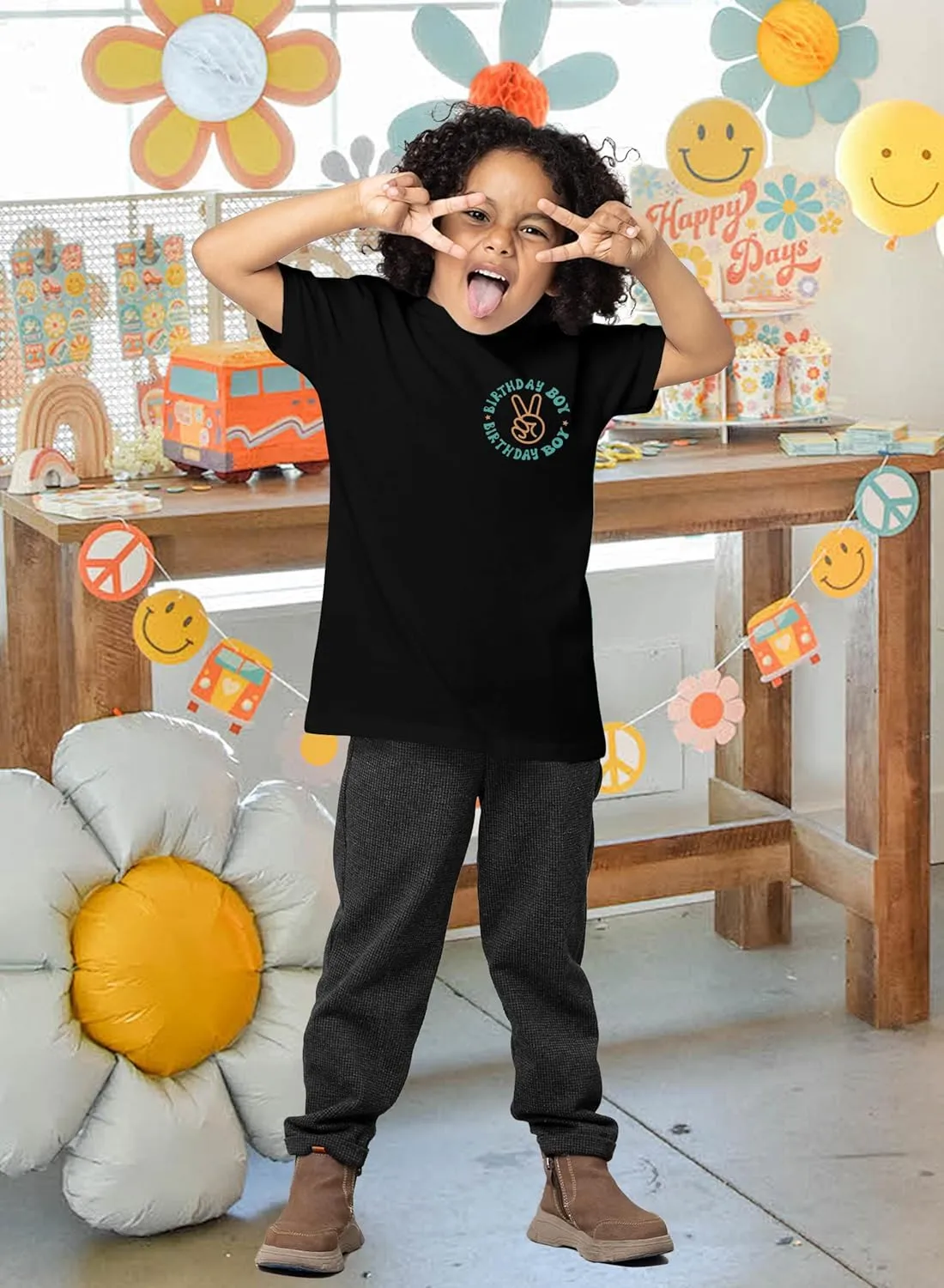 Birthday Dude Cute Graphic Tee - Boys & Girls Toddler to Teen Casual Short Sleeve Top