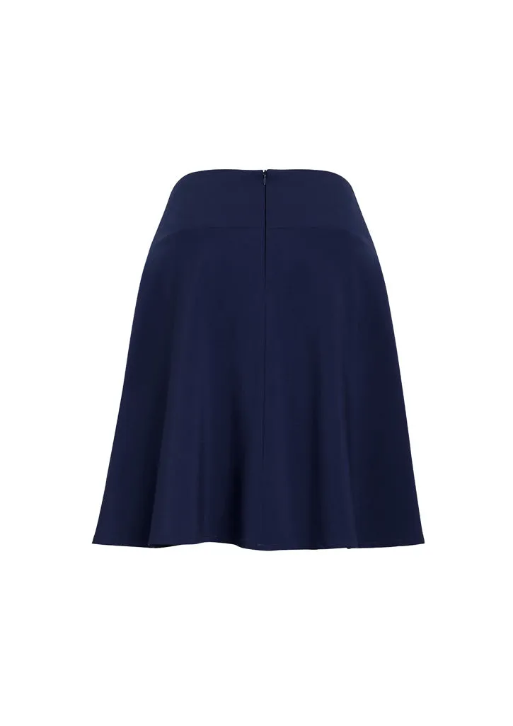 Biz Corporate Womens Siena  Bandless Flared Skirt (20718)