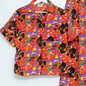 Blossom Beauty (Red) Pajama Set