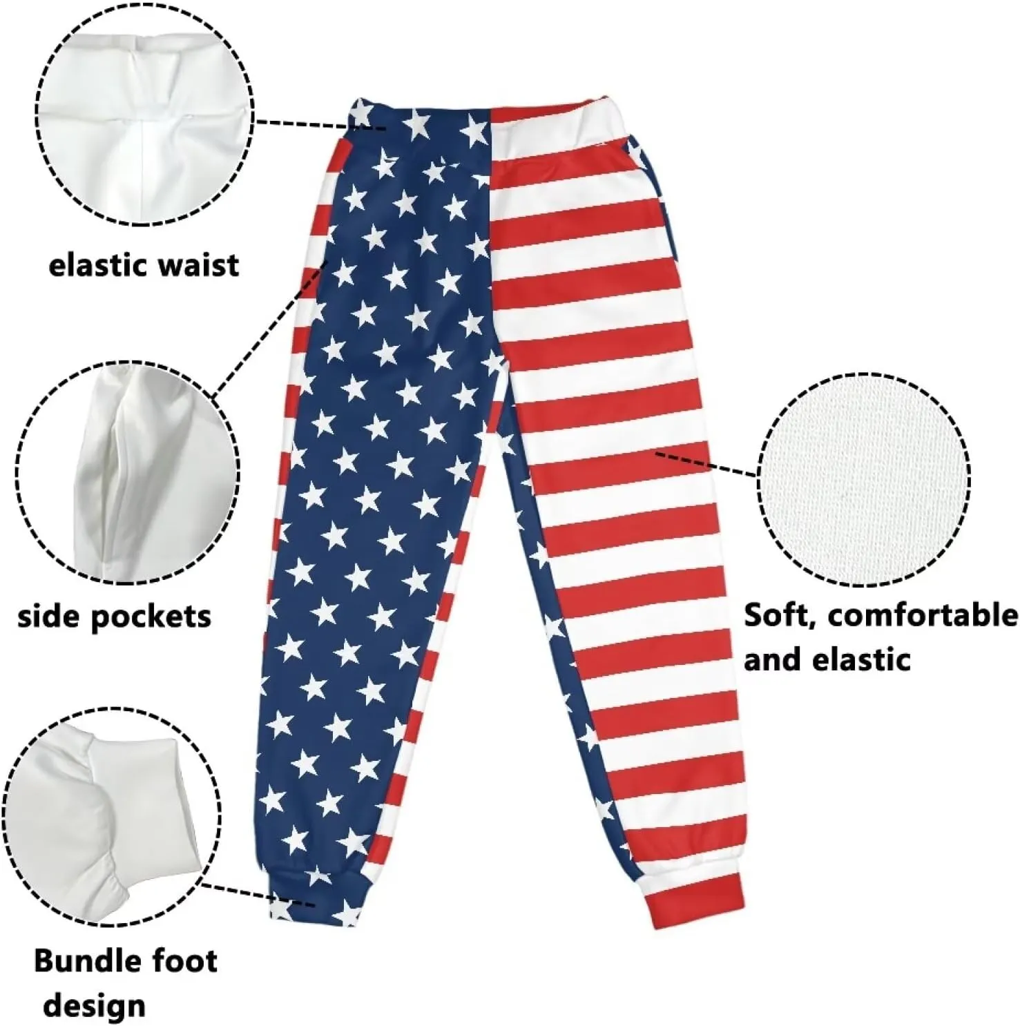 Boys' Pants Athletic Sweatpants Funny Jogger Pants Casual for Kids Youth Sports Pants for Boy 4-15Y with Pockets