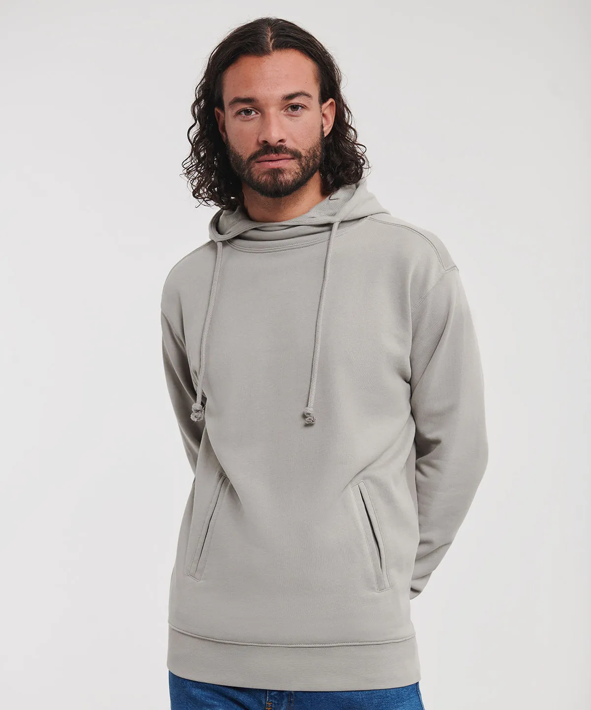 Burgundy - Pure organic high collar hooded sweatshirt