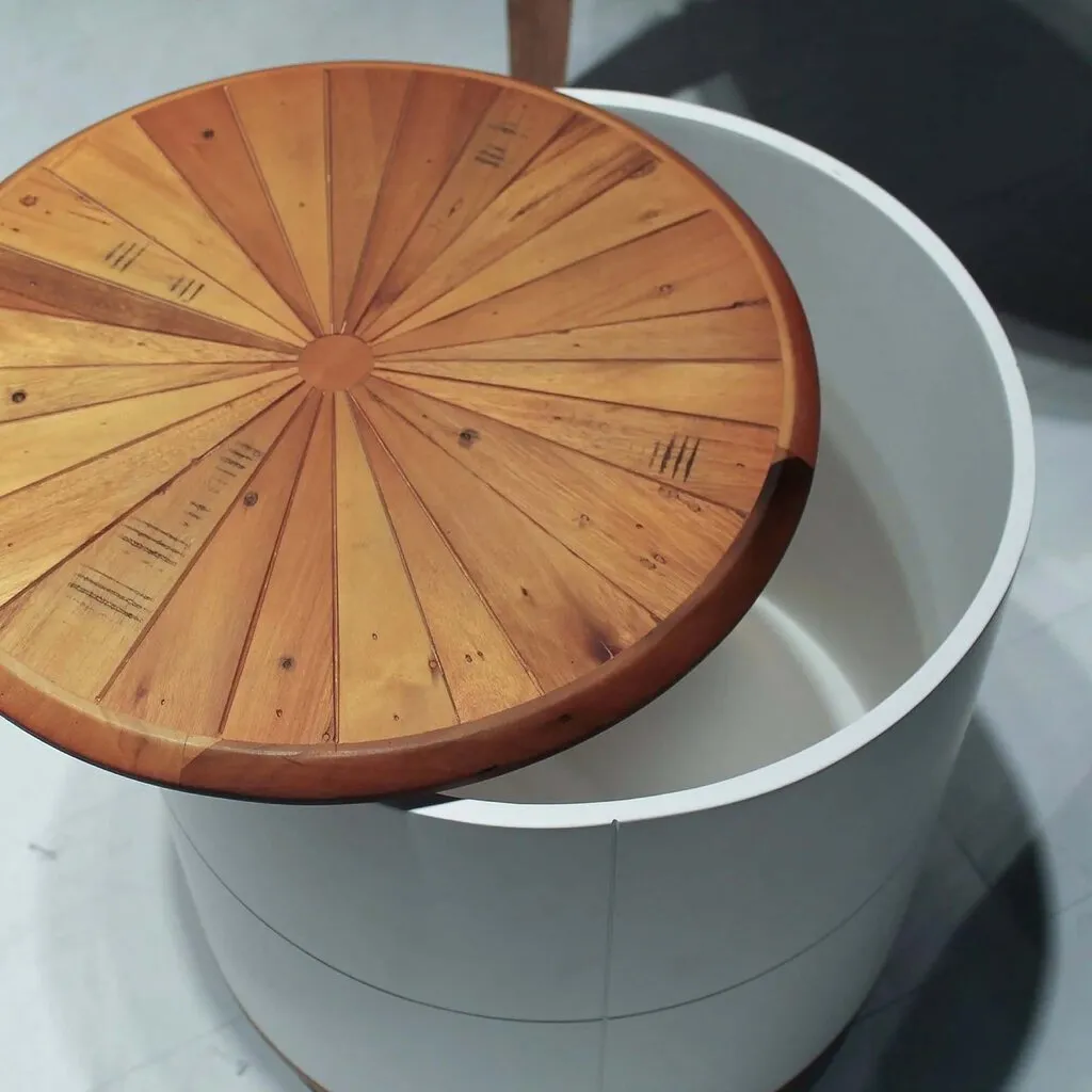 Casablanca Round Storage Stool