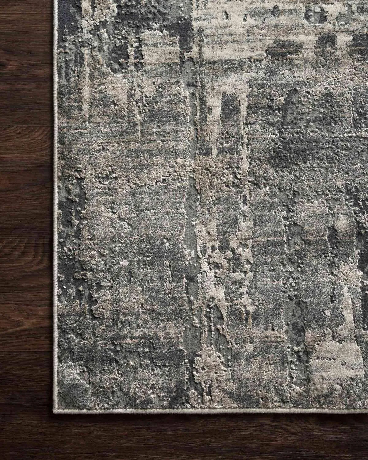 Cascade Ivory Charcoal Rug