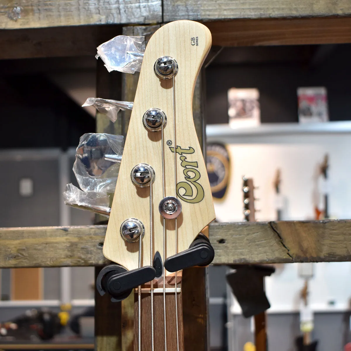 Cort GB24JJ Trans Black Electric Bass Guitar