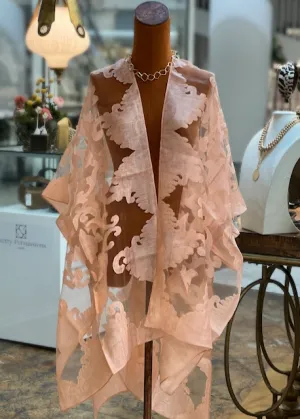 CP22038 Shanghai Night Ruana Kimono Coverup