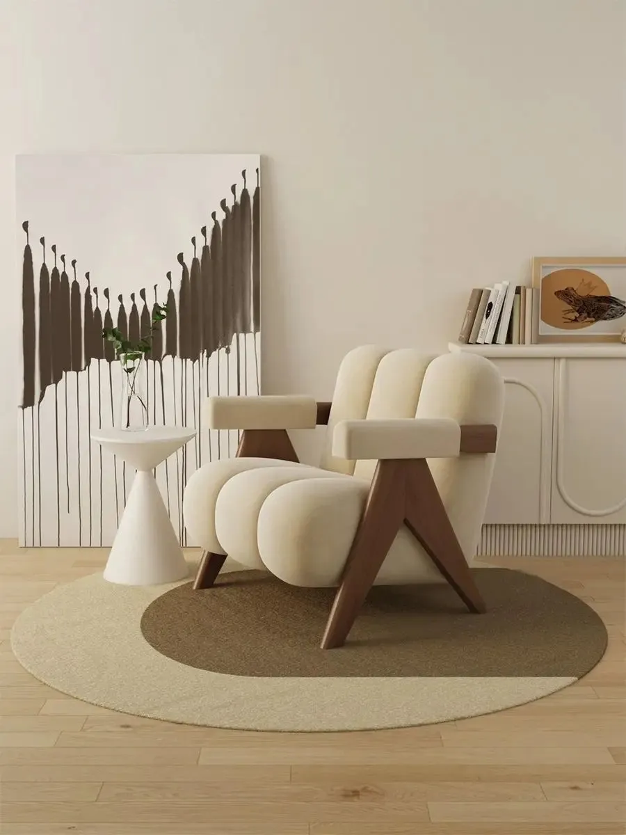 Cream Accent Chair