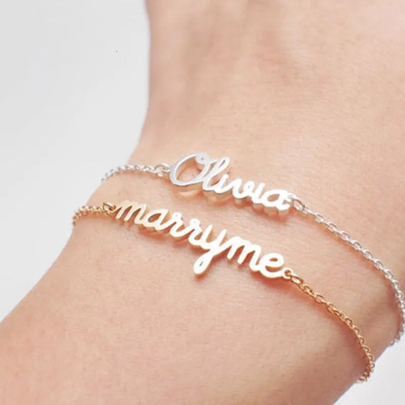 Custom 3 Name Bracelet, Personalized Name Bracelet, Customize Your Bracelet, Custom Any Name, Bracelet, Name Gift Jewelry - Gold Silver Rose