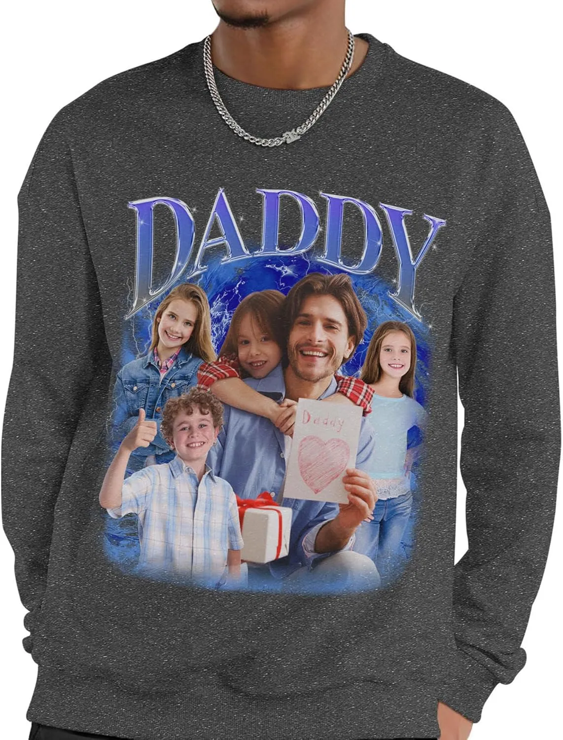 Custom Dad Shirts for Men, Personalized Dad T-Shirt with Kids Name, Customized Father's Day Birthday Gifts, Made in USA