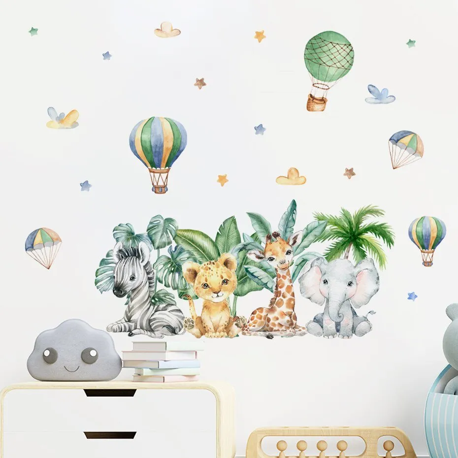 Cute Rainforest Nursery Sticker