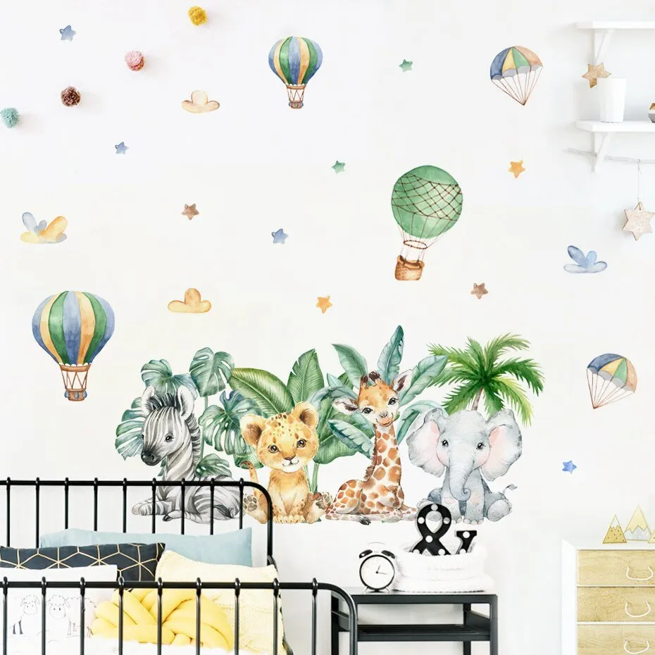 Cute Rainforest Nursery Sticker