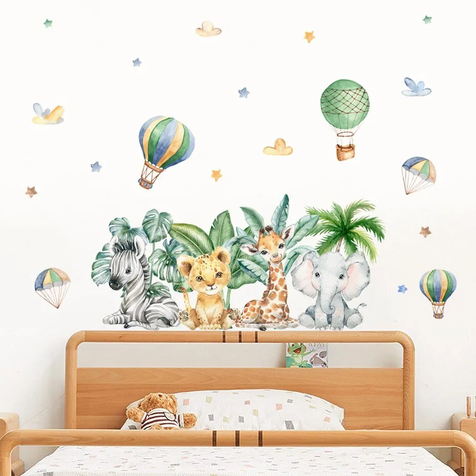 Cute Rainforest Nursery Sticker