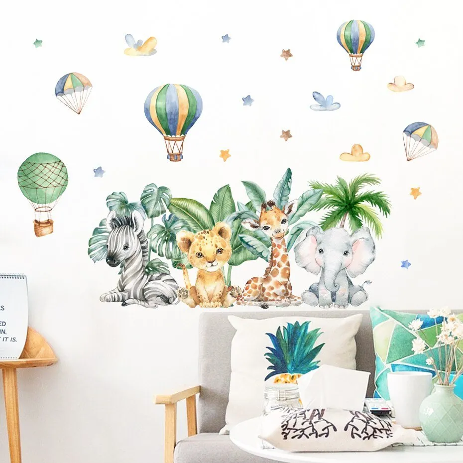 Cute Rainforest Nursery Sticker