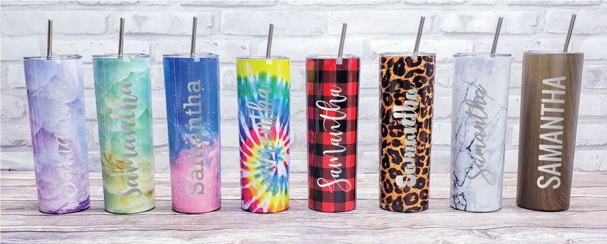 Daddy with Kids Names Laser Engraved Matte Black Tumbler