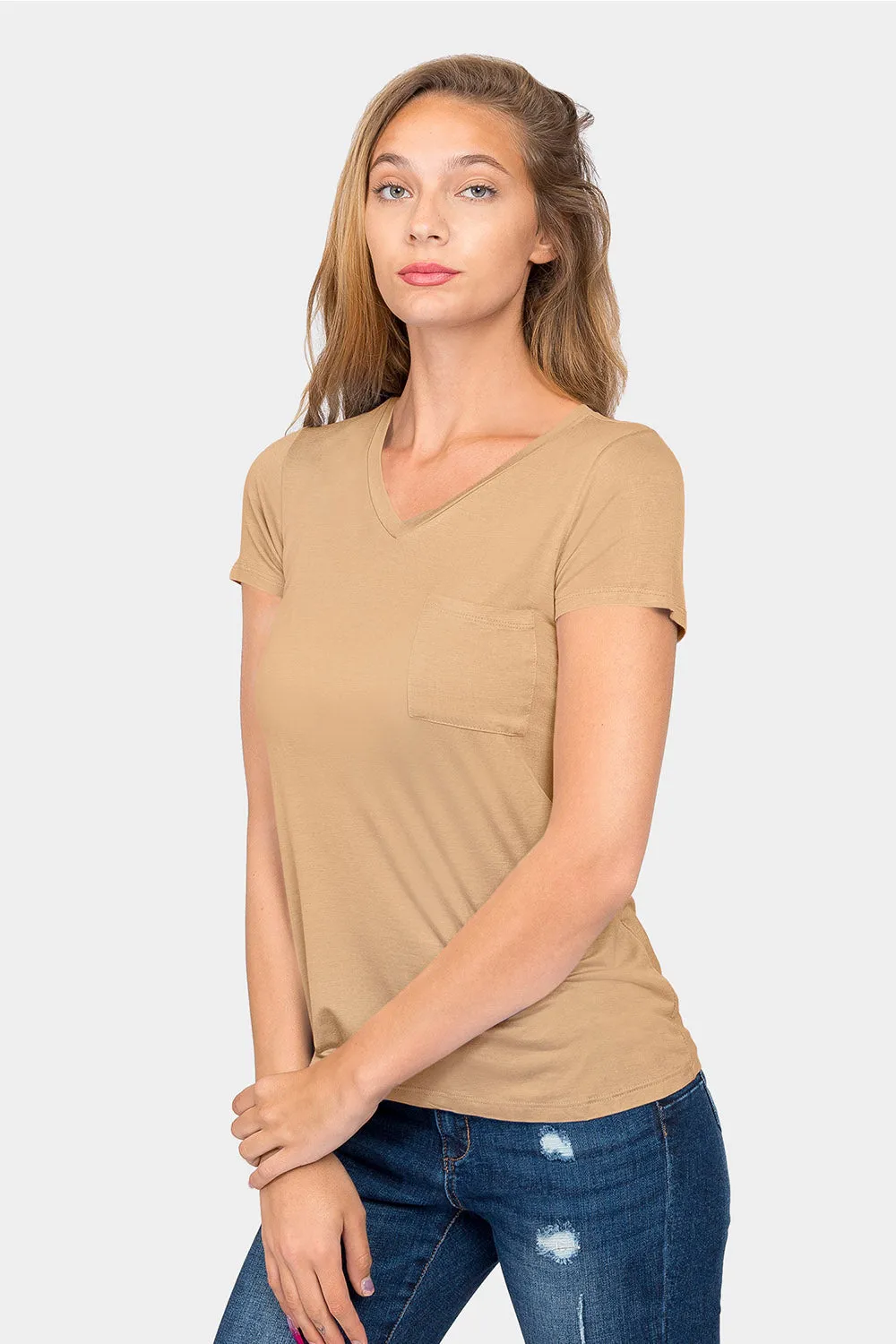 Essential V-Neck Jersey T-Shirt