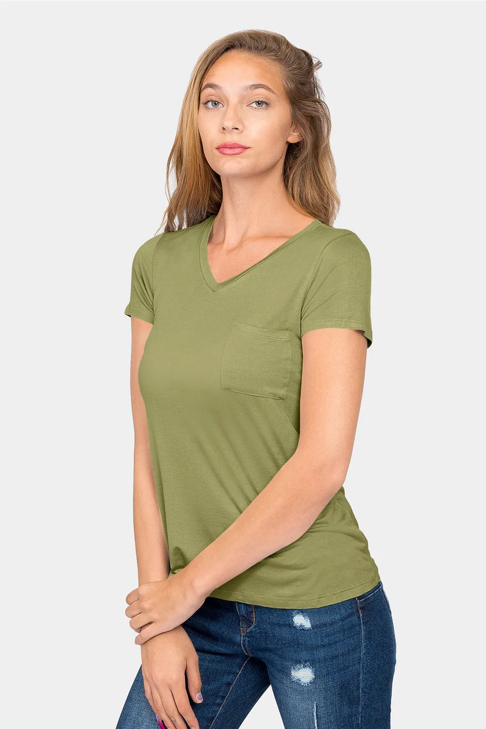 Essential V-Neck Jersey T-Shirt
