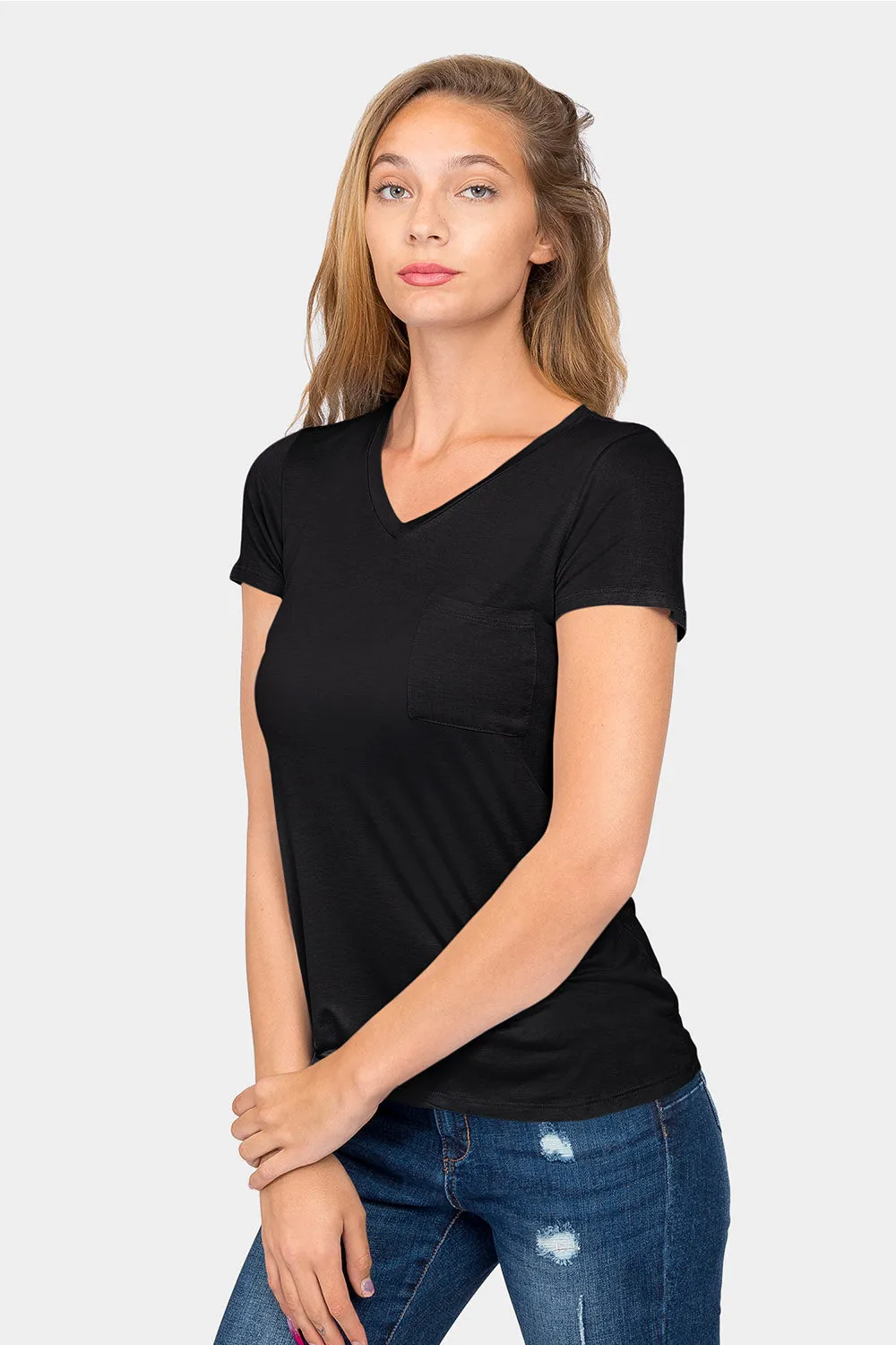 Essential V-Neck Jersey T-Shirt