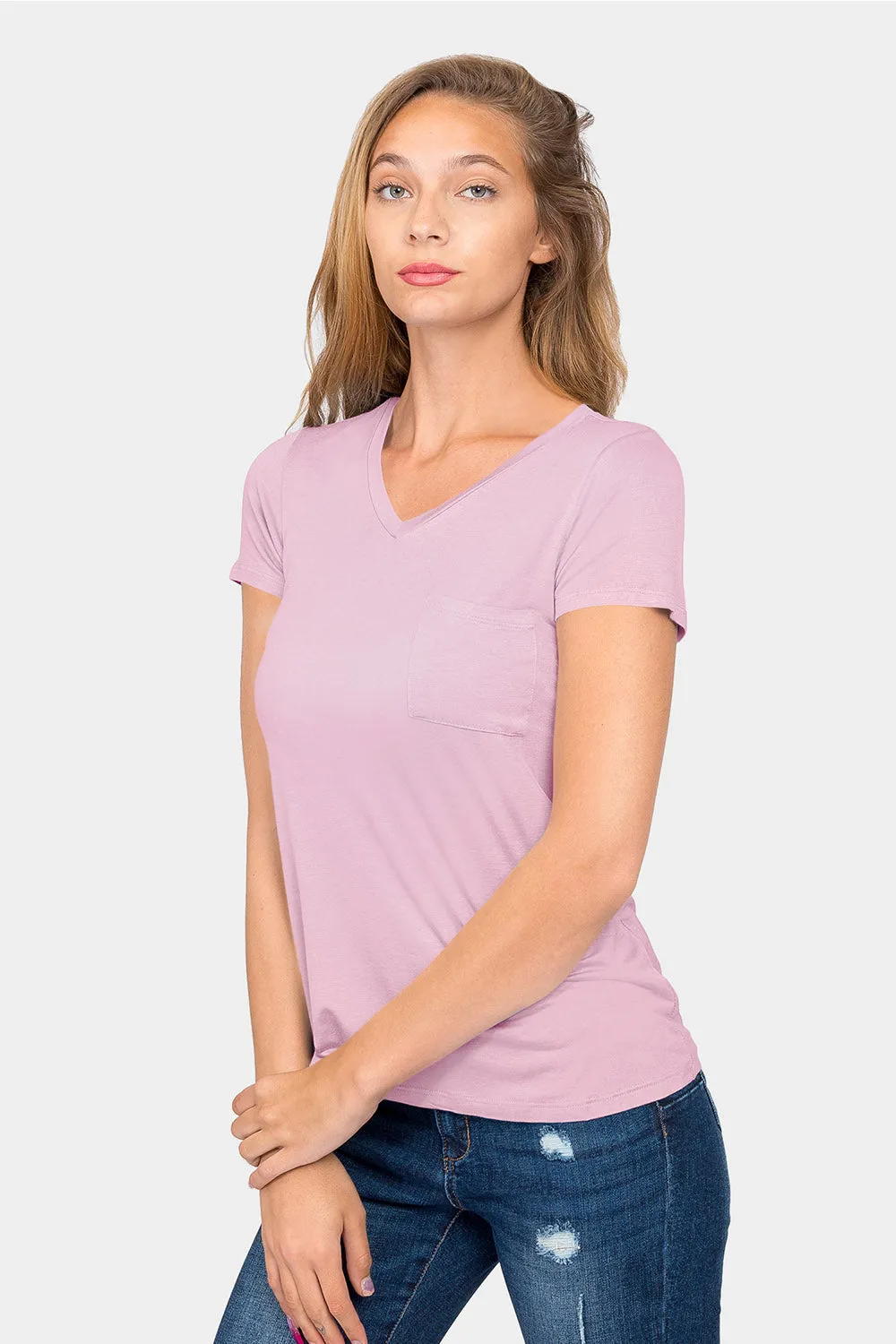 Essential V-Neck Jersey T-Shirt