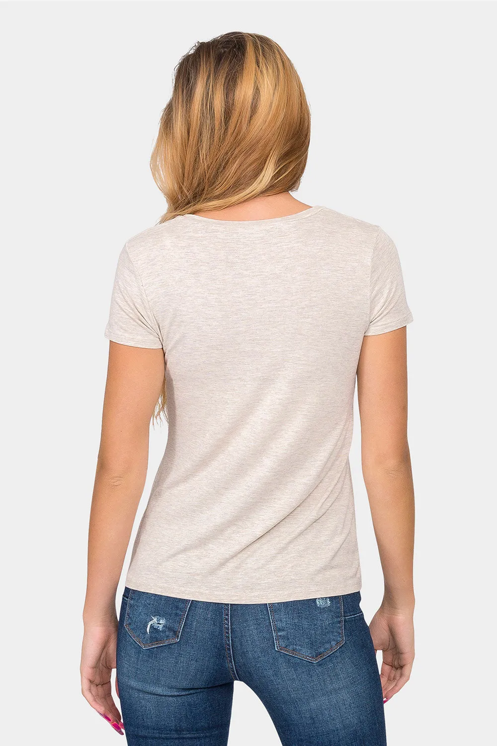Essential V-Neck Jersey T-Shirt