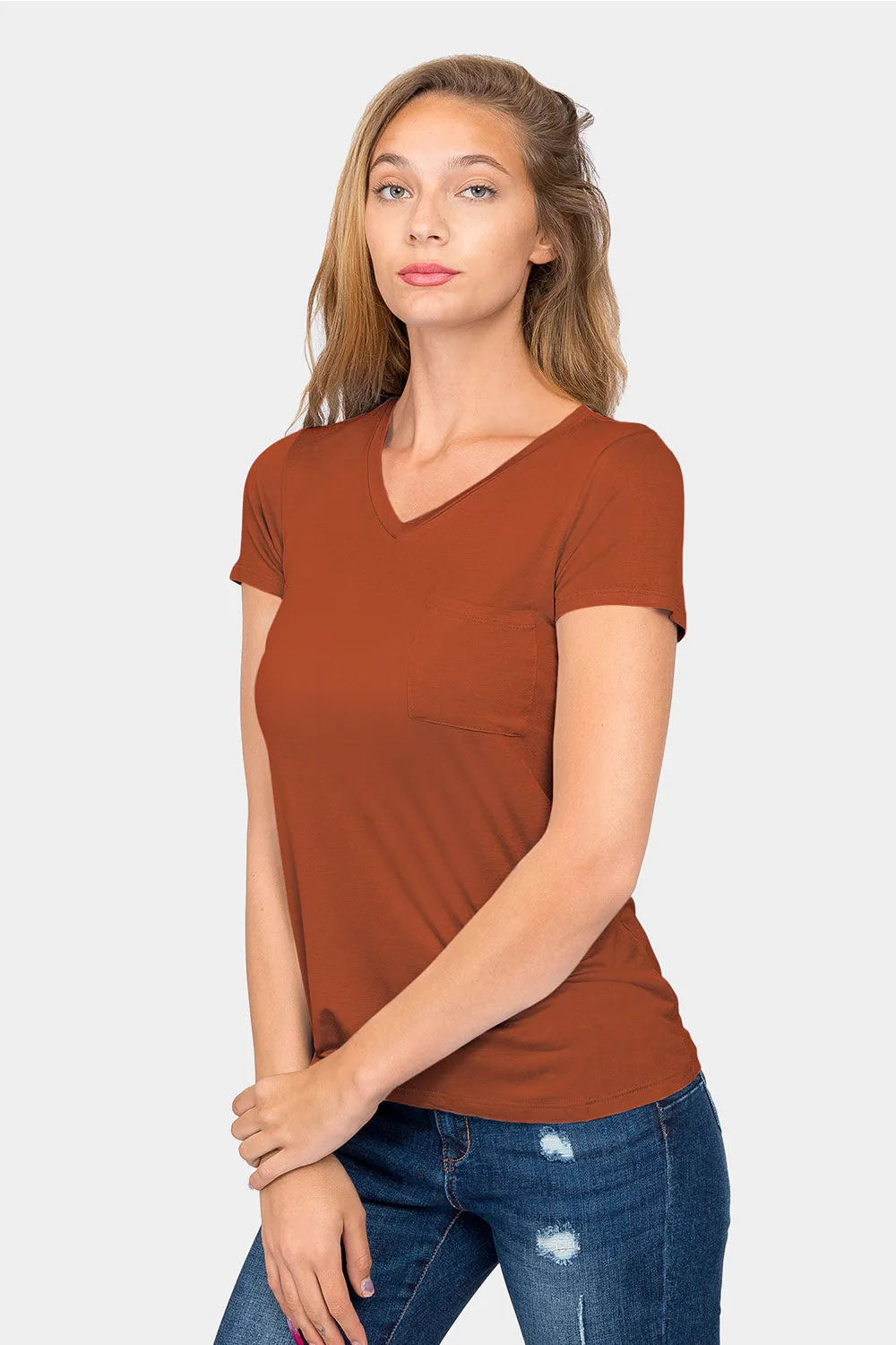 Essential V-Neck Jersey T-Shirt