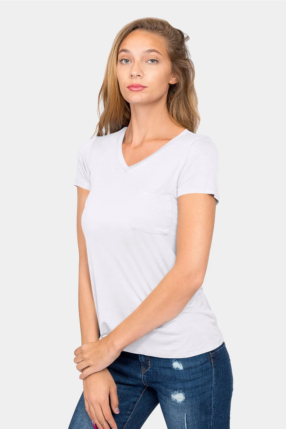 Essential V-Neck Jersey T-Shirt