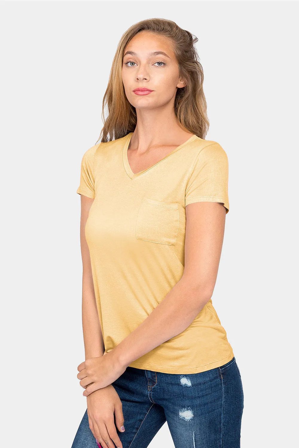 Essential V-Neck Jersey T-Shirt