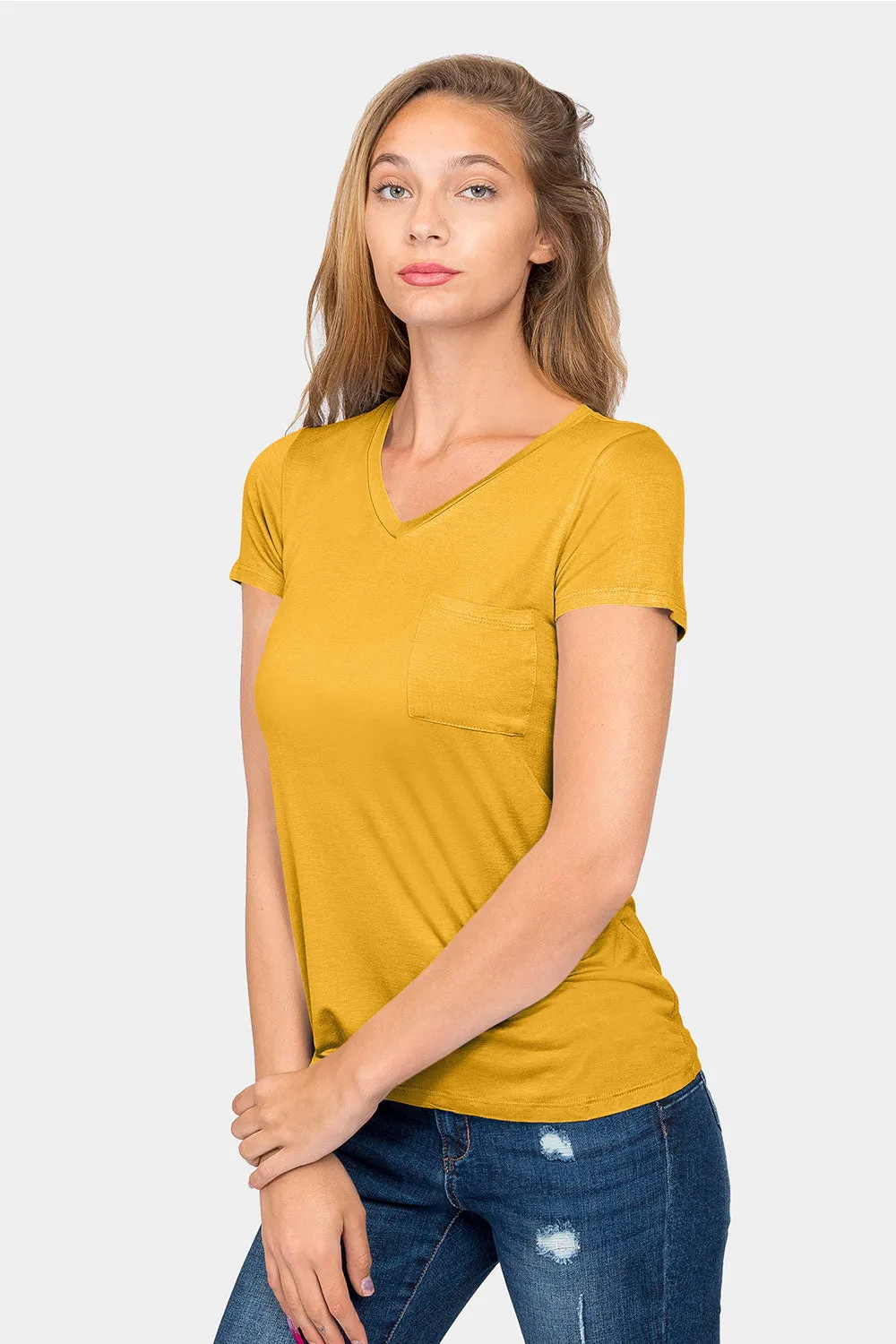 Essential V-Neck Jersey T-Shirt