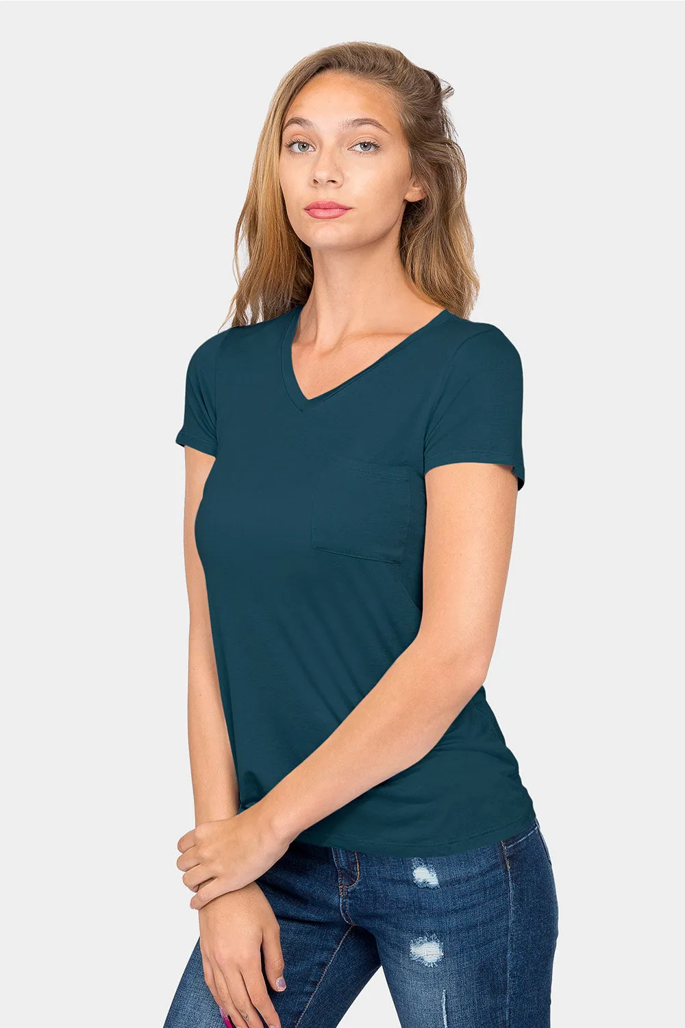 Essential V-Neck Jersey T-Shirt