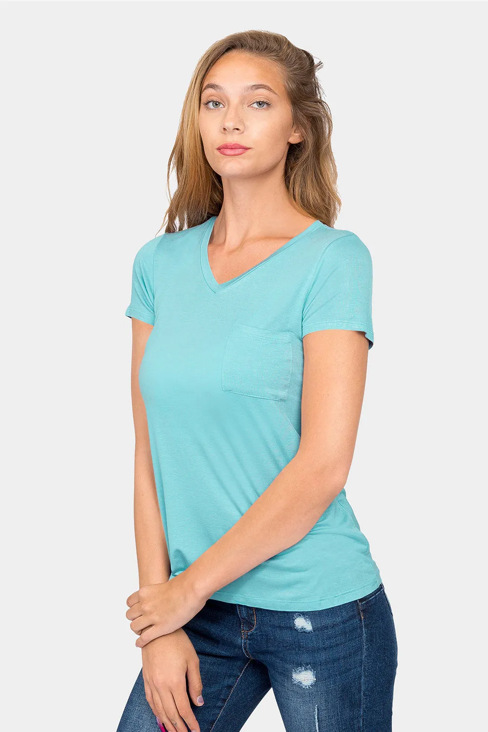 Essential V-Neck Jersey T-Shirt