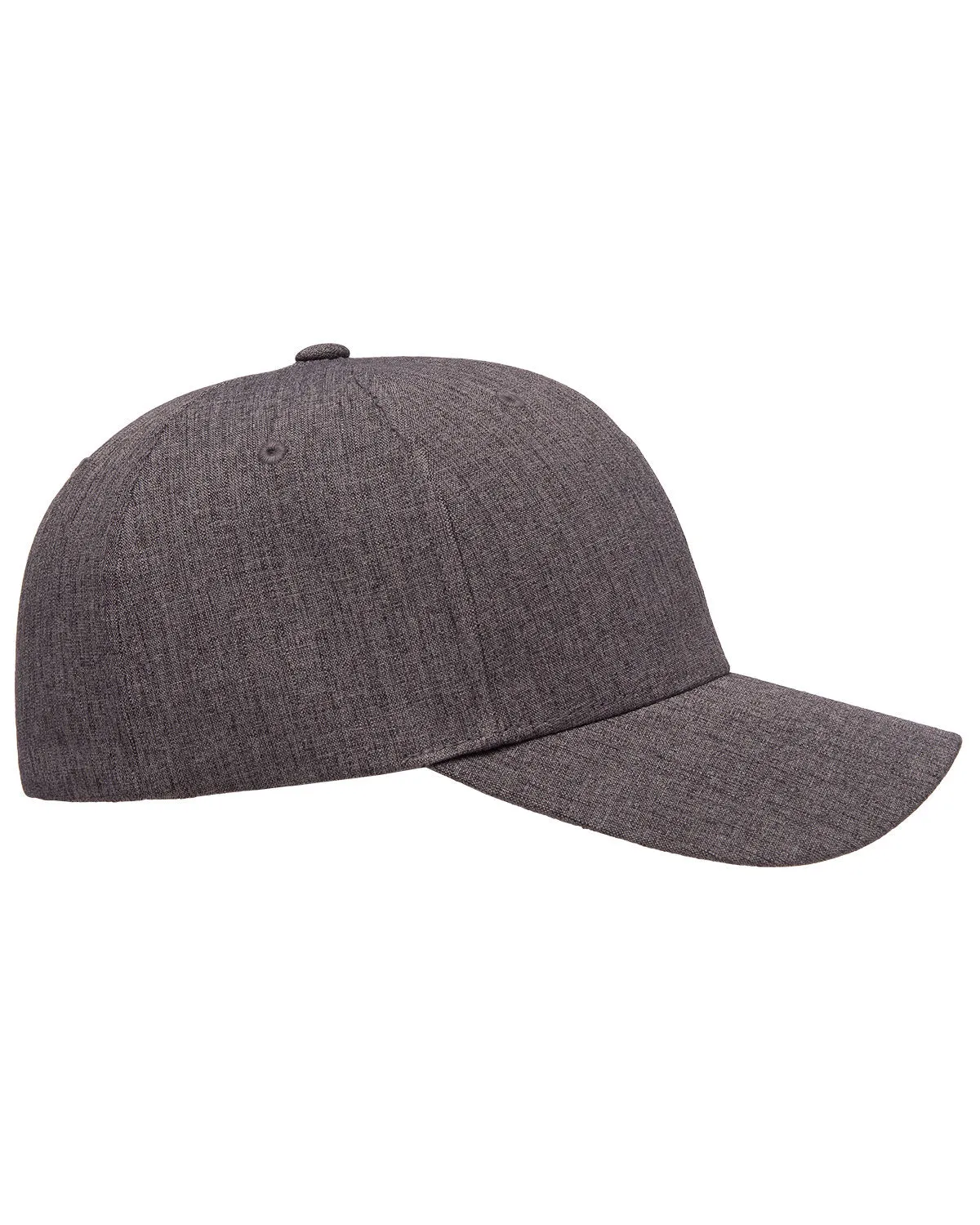 Flexfit Adult Heatherlight Customized Caps, Melange Dark Gry