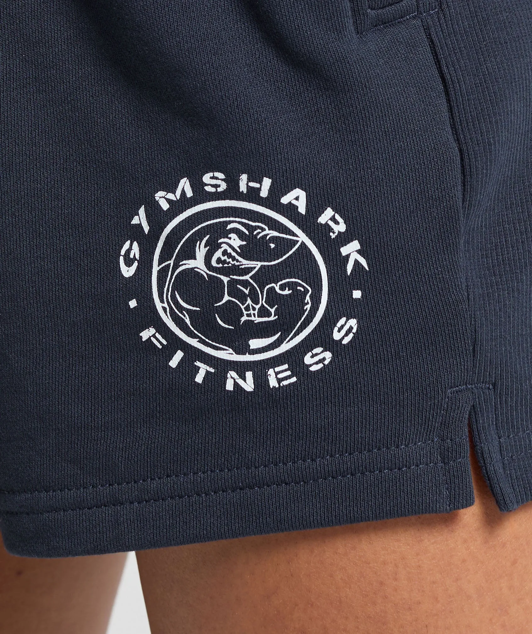 Gymshark Legacy Cotton Shorts - Heavy Blue