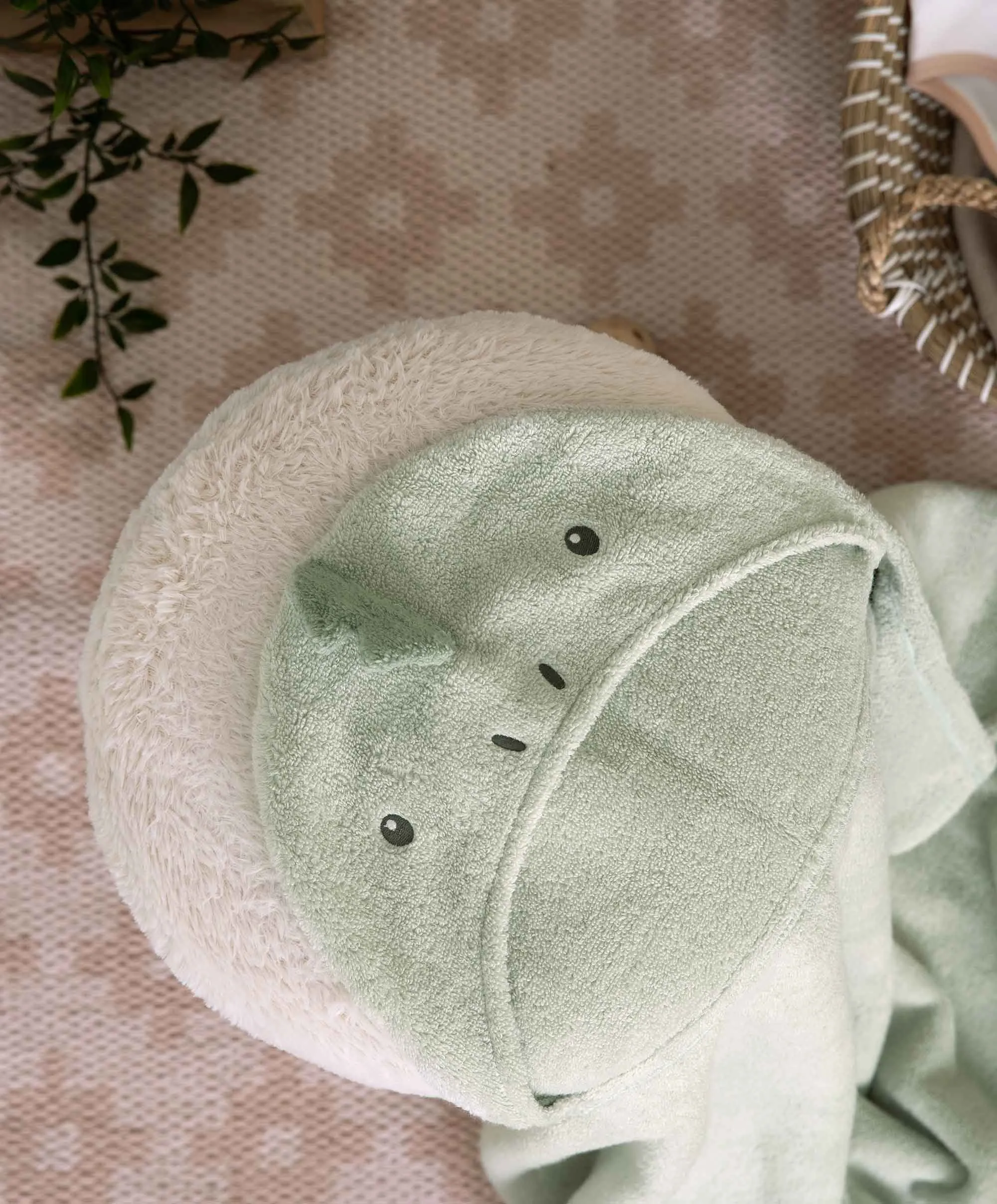 Hooded Baby Towel - Dinosaur