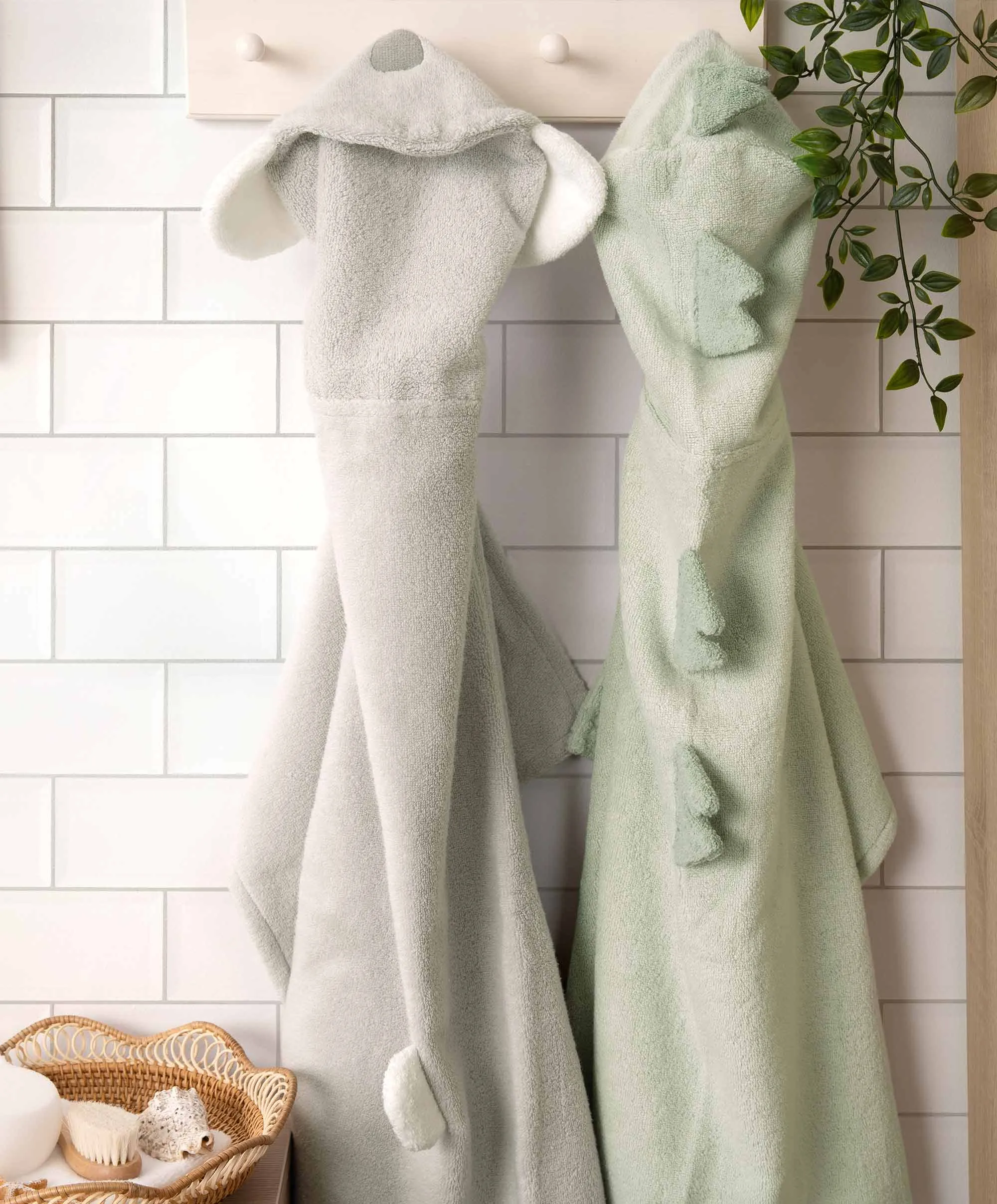 Hooded Baby Towel - Dinosaur