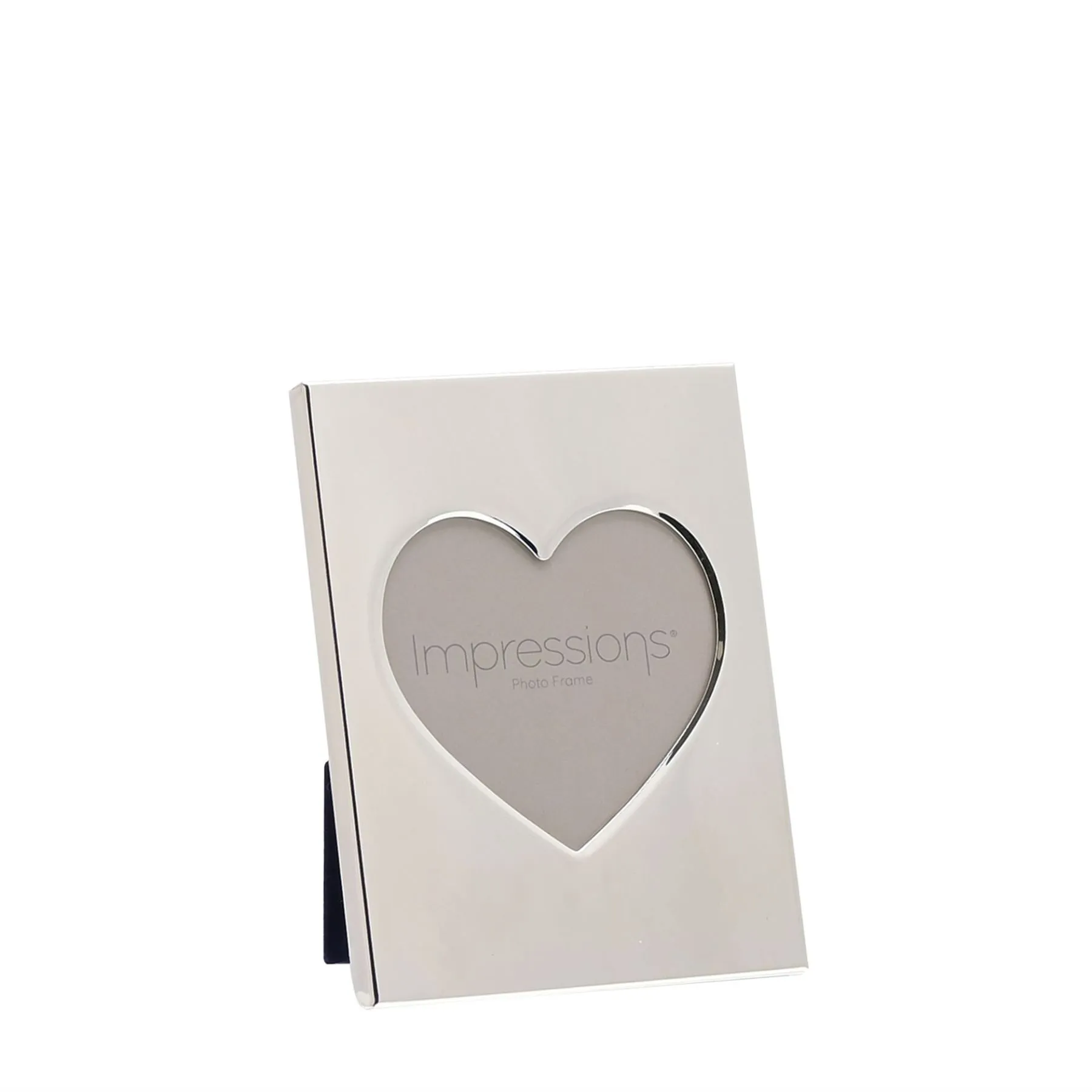 Impressions Heart Aperture Metal Plated Frame