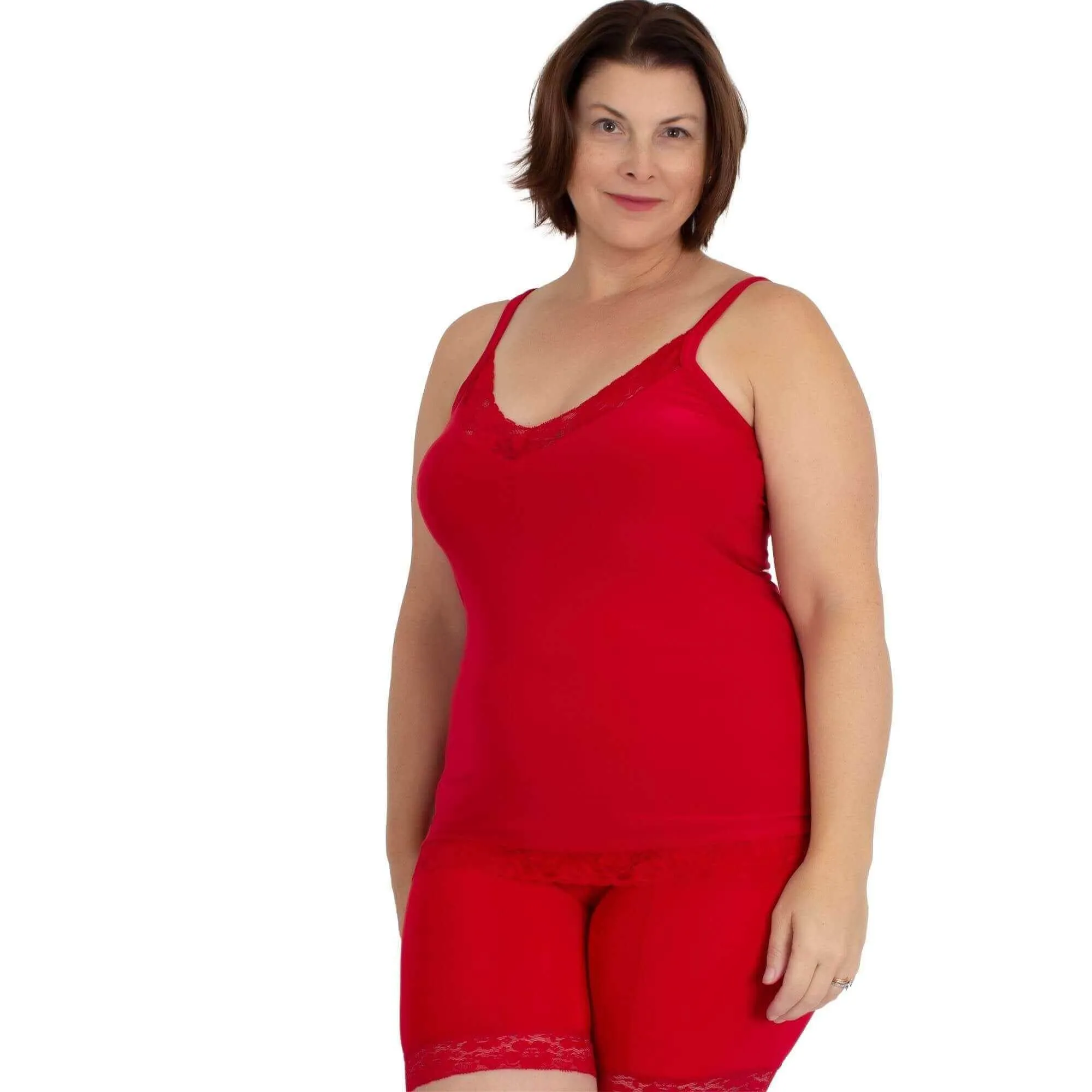 Lace Camisole | Red