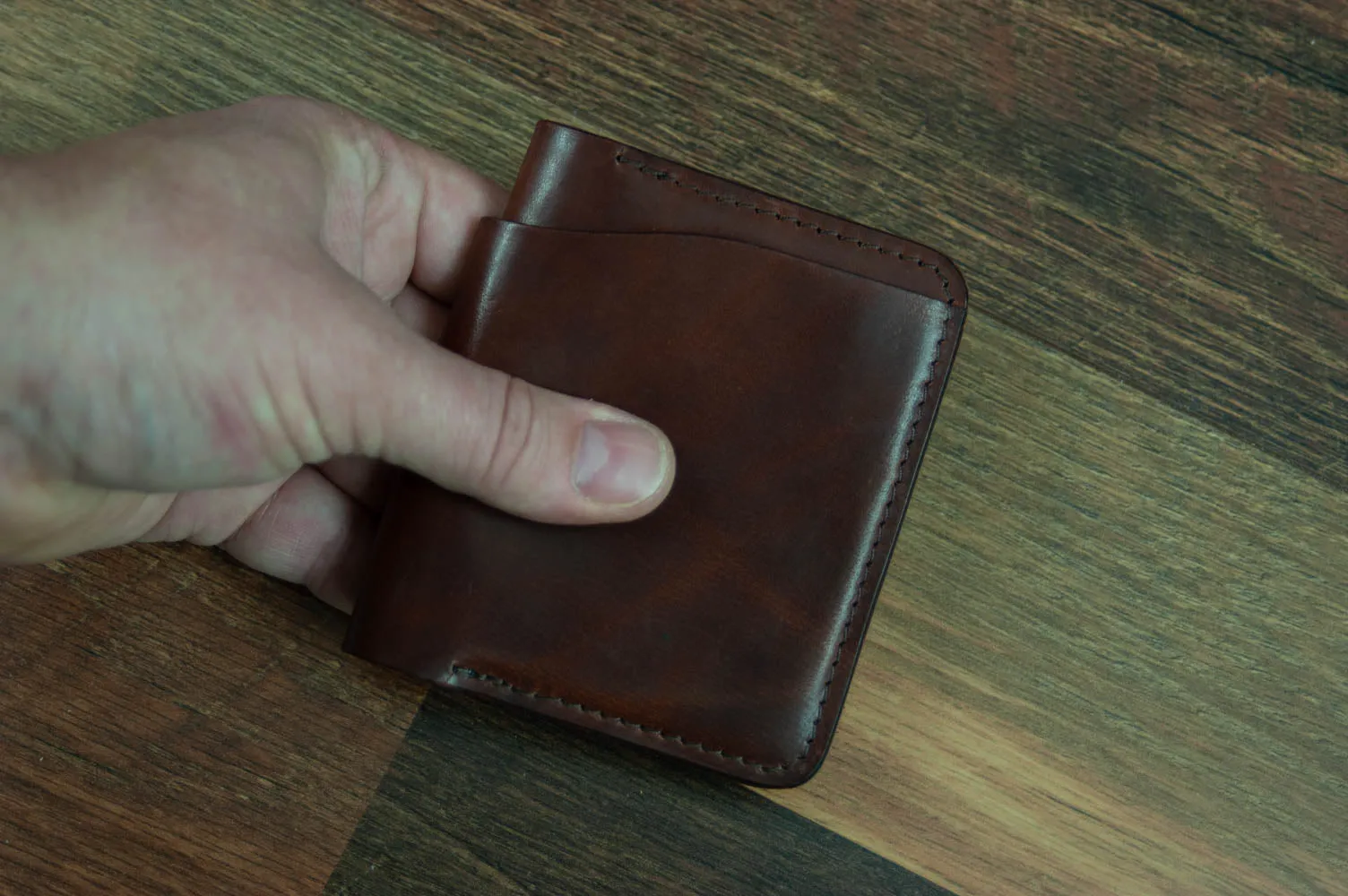 Lil Tex Wallet - Rich Brown - Billfold