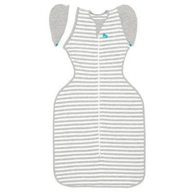 Love To Dream Swaddle UP Transition Bag Adaptive Original Swaddle Wrap - Gray Stripe - L