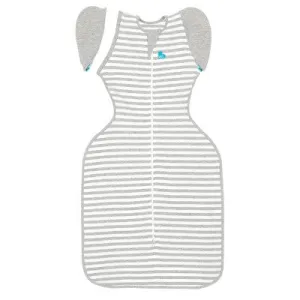 Love To Dream Swaddle UP Transition Bag Adaptive Original Swaddle Wrap - Gray Stripe - L