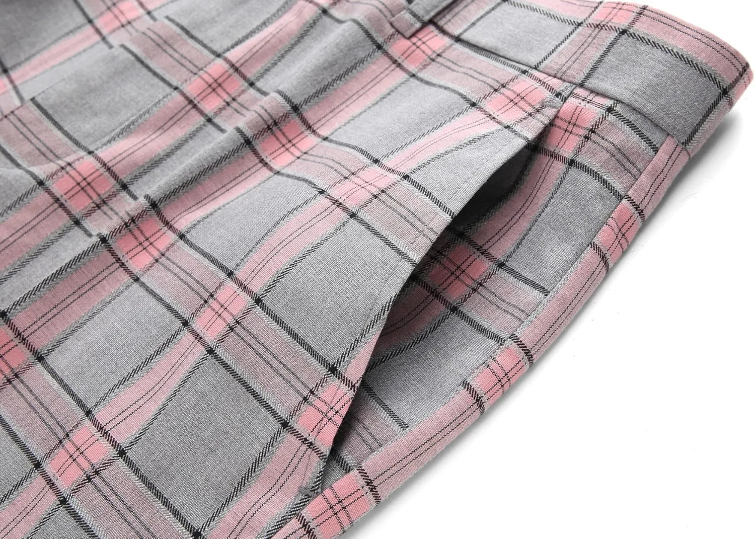 MOGU Men's Slim Fit Plaid Suit Set  Sport Coat Blazer, Vest & Pants (Each Sold Separately) for Wedding, Prom & Party