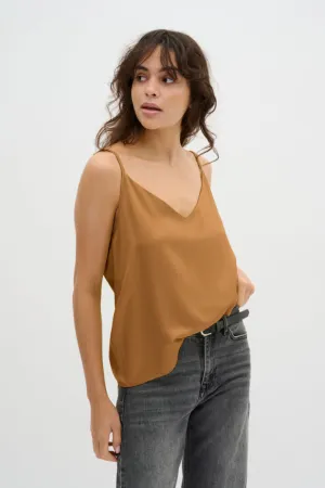 My Essential Wardrobe Estelle Strap Top in Dijon