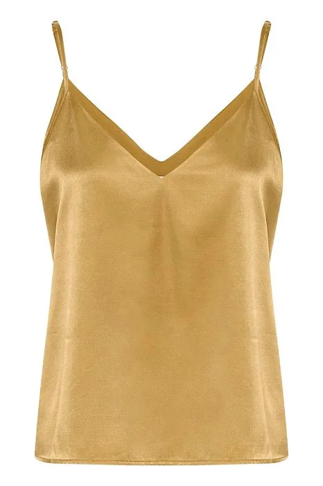 My Essential Wardrobe Estelle Strap Top in Dijon