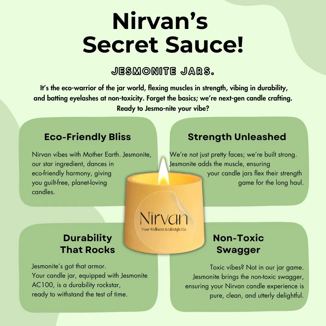 Nirvan Narcos Scented Candle, Aromatic Fragrance of Coffee, Vanilla & Almond, 150gm of Soy Wax, Up to 32 Hours, Eco-Friendly Aesthetic Jar