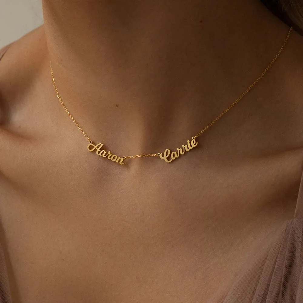 Personalized Multi Name Necklace