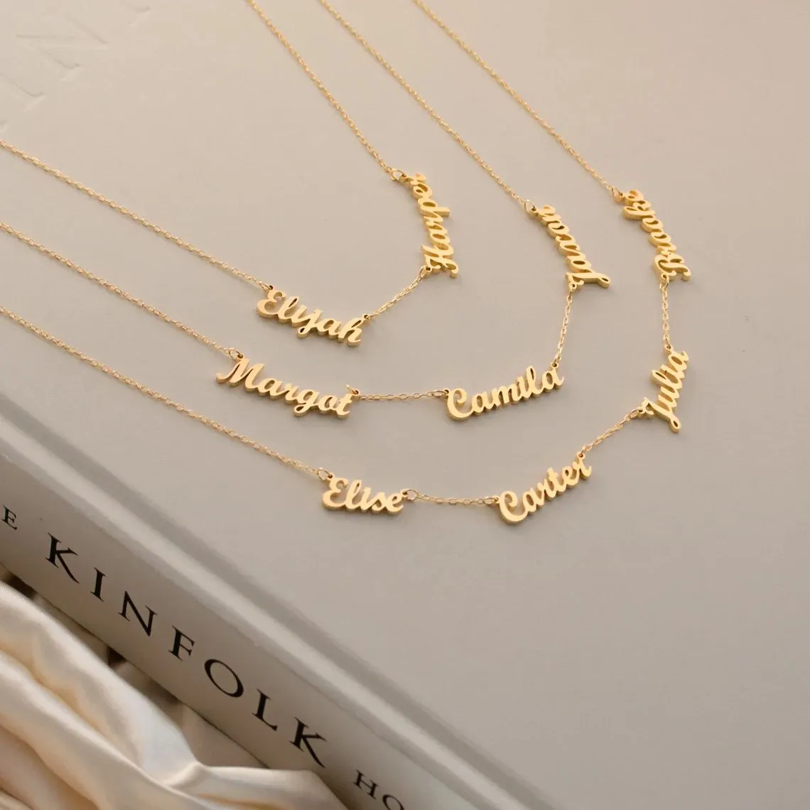 Personalized Multi Name Necklace