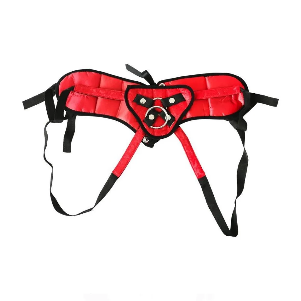 Plus Size Red Corsette Harness