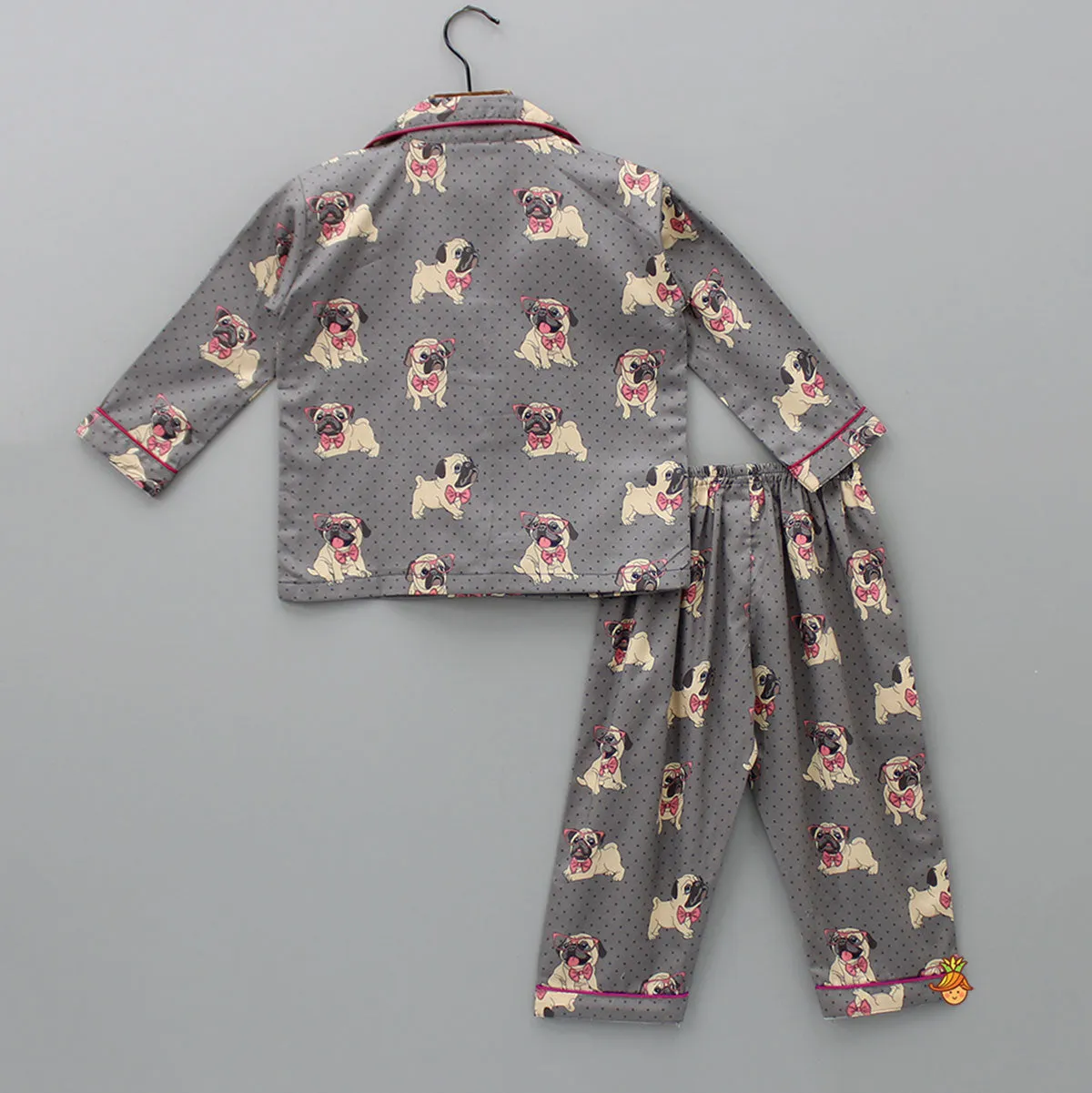 Pre Order: Cute Pug Printed Sleepwear