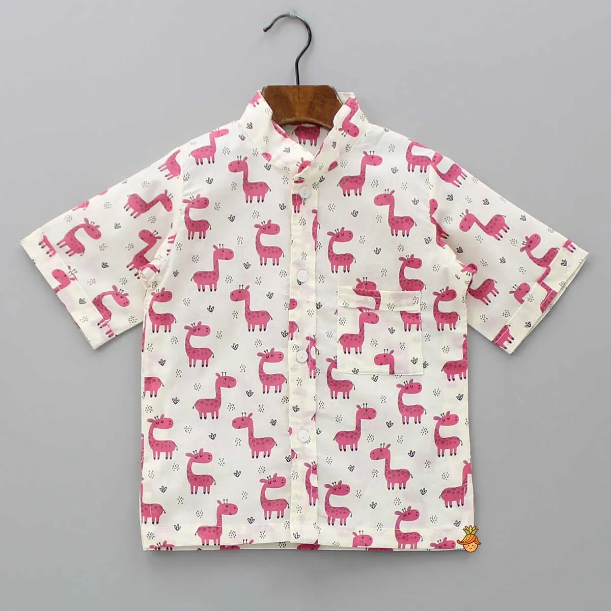 Pre Order: Patch Pocket Front Open Sleepwear